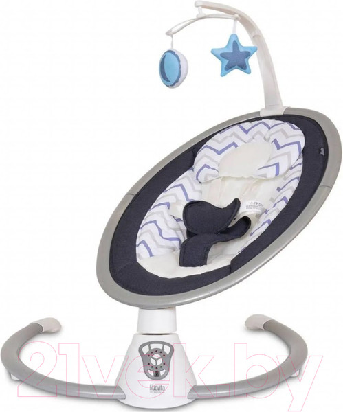 Изображение товара Детский шезлонг Nuovita Mistero MS4 (синие волны)