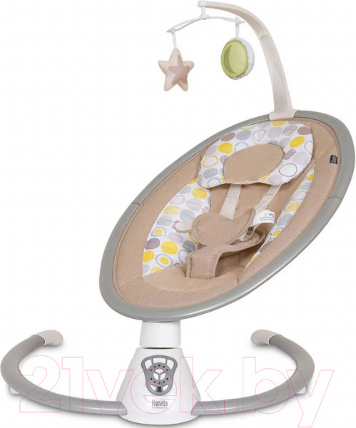 Изображение товара Детский шезлонг Nuovita Mistero MS4 (бежевые круги)