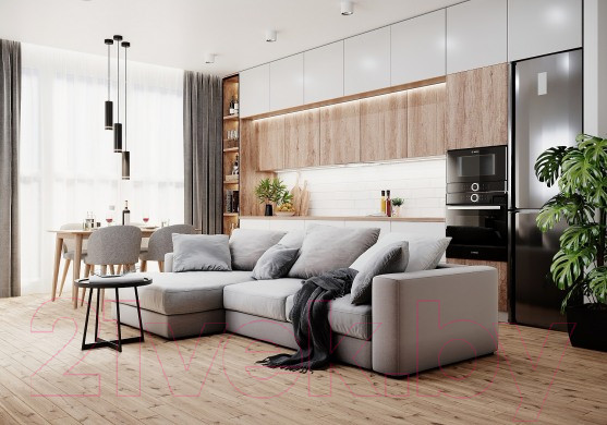 Изображение товара Плитка Beryoza Ceramica Милан бежевый (147x594)