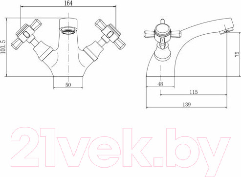 Изображение товара Смеситель Fashun A1024