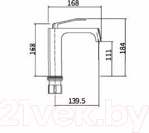 Изображение товара Смеситель Fashun A1058