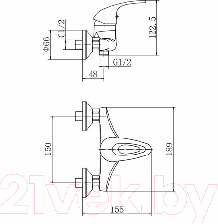 Изображение товара Смеситель Fashun A2003