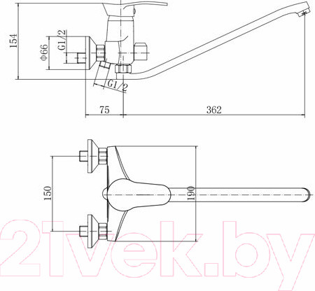 Изображение товара Смеситель Fashun A2201