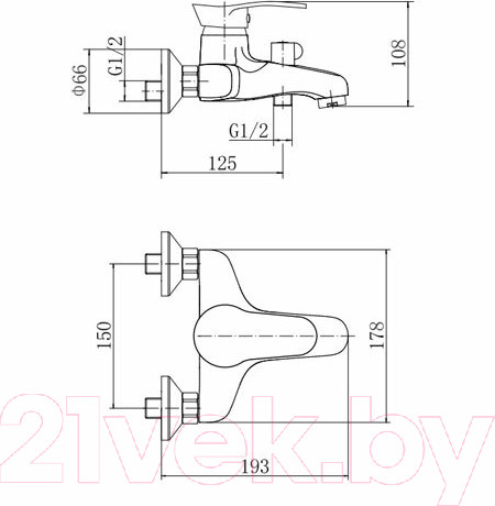 Изображение товара Смеситель Fashun A3201
