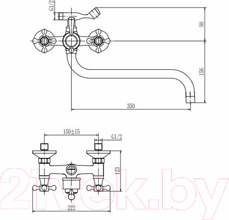 Изображение товара Смеситель Fashun A2619-3