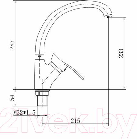 Изображение товара Смеситель Fashun A4101-2