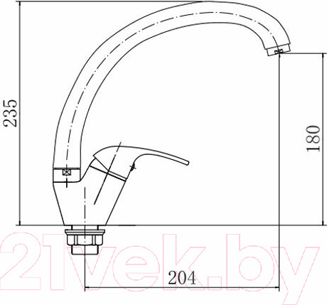 Изображение товара Смеситель Fashun A4115-2