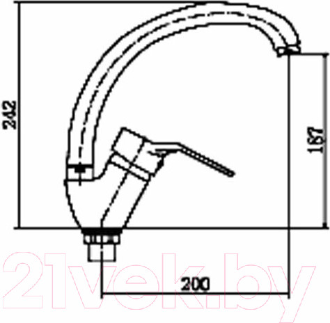 Изображение товара Смеситель Fashun A4163-2