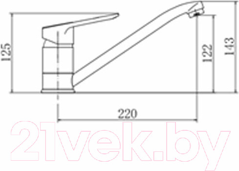 Изображение товара Смеситель Fashun A4207