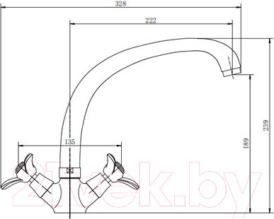Изображение товара Смеситель Fashun A4212