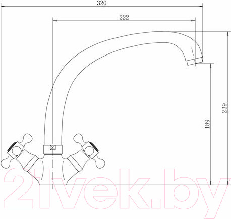 Изображение товара Смеситель Fashun A4219