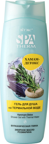 Изображение товара Гель для душа Витэкс Spa Therm Хамам-Детокс на термальной воде (515мл)