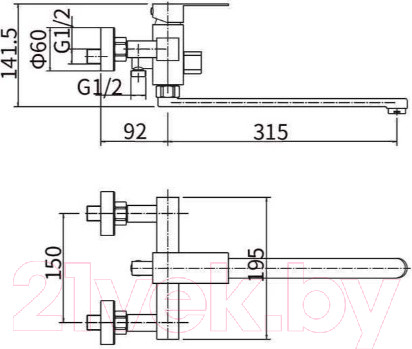 Изображение товара Смеситель Fashun A52202