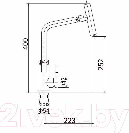 Изображение товара Смеситель Fashun A54001-A