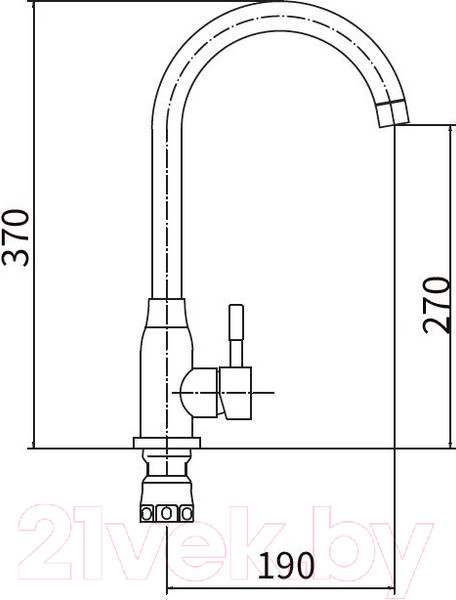 Изображение товара Смеситель Fashun A54009-B