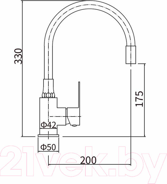 Изображение товара Смеситель Fashun A54101-6