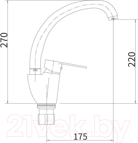 Изображение товара Смеситель Fashun A54119