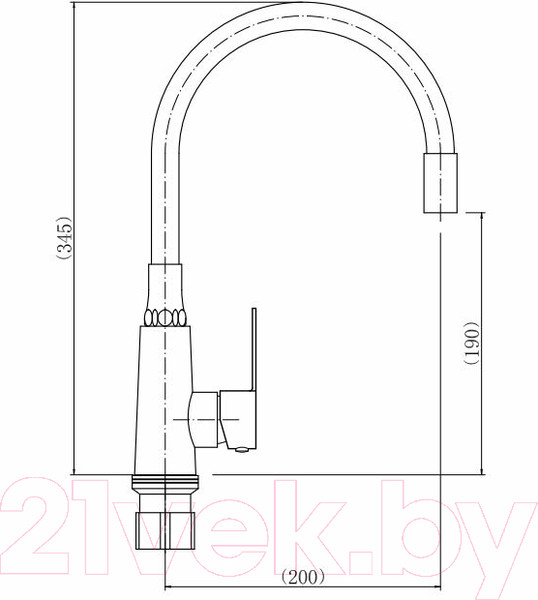 Изображение товара Смеситель Fashun A54301-15
