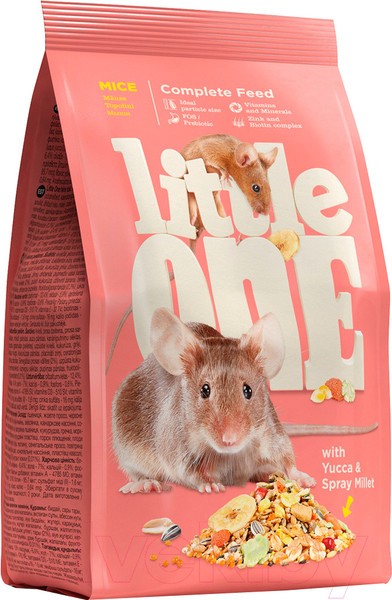 Изображение товара Корм для грызунов Mealberry Little One для мышей (400г)