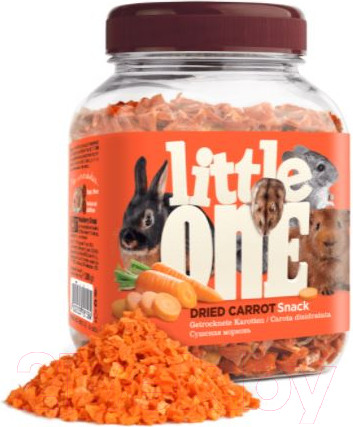 Изображение товара Лакомство для грызунов Mealberry Little One Сушеная морковь (200г)
