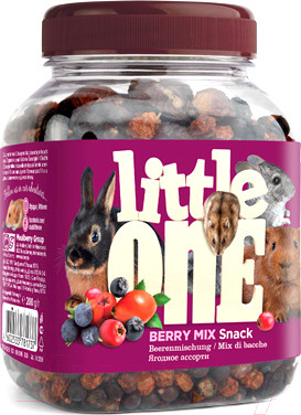 Изображение товара Лакомство для грызунов Mealberry Little One Ягодное ассорти (200г)