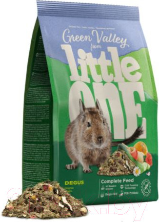 Изображение товара Корм для грызунов Mealberry Little One Зеленая долина для дегу (750г)