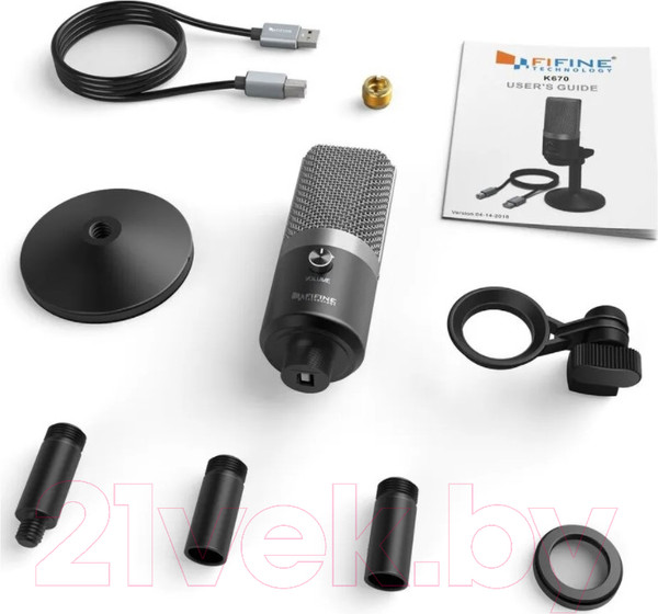 Изображение товара Микрофон Fifine K670B (черный)