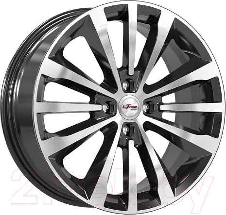 Изображение товара Литой диск iFree Андерсен 17x7" 4x100мм DIA 60.1мм ET 41мм Блэк джек