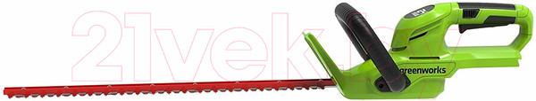 Изображение товара Кусторез аккумуляторный Greenworks G24HT56 24V 56см / 2205507 (без АКБ и ЗУ)