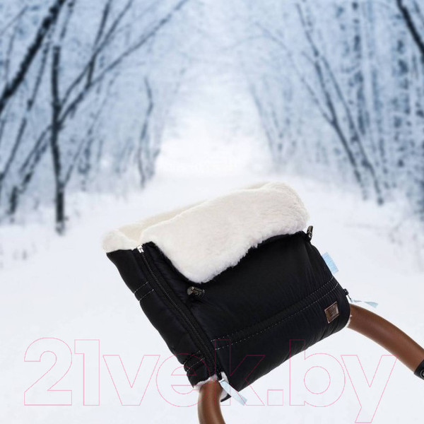 Изображение товара Муфта для коляски Nuovita Alpino Bianco (черный)