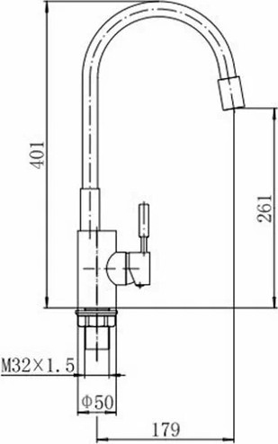 Изображение товара Смеситель Fashun A4053+B06