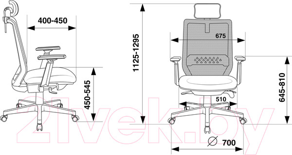 Изображение товара Кресло офисное Бюрократ Expert (черный TW-01 38-418)