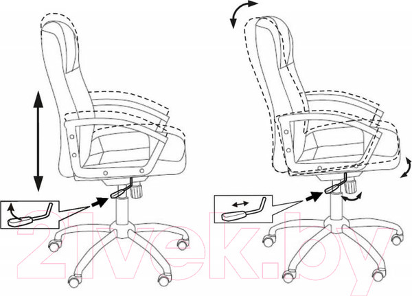 Изображение товара Кресло офисное Бюрократ T-800N (черный)