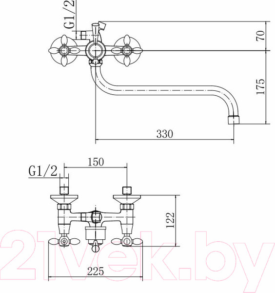 Изображение товара Смеситель Fashun A2227