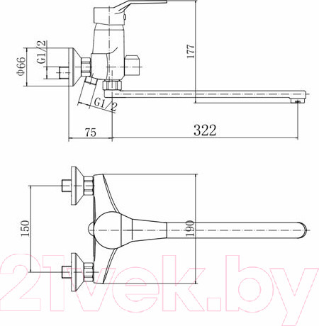 Изображение товара Смеситель Fashun A2263