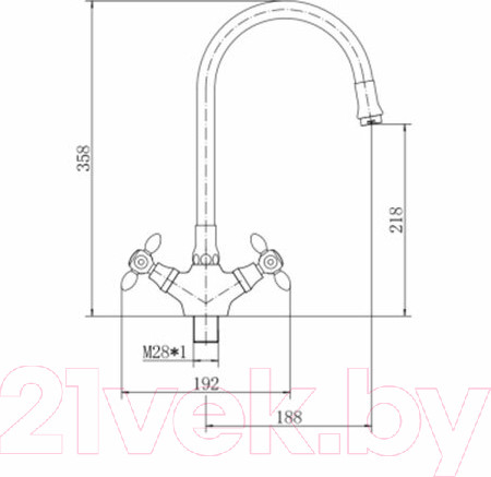 Изображение товара Смеситель Fashun A44127-11