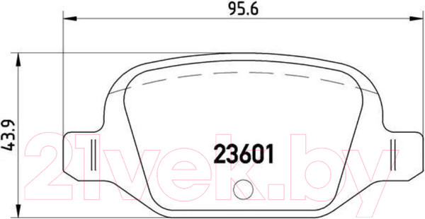 Изображение товара Тормозные колодки Brembo P23064