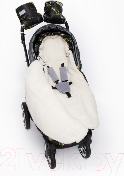 Изображение товара Конверт детский Amarobaby Snowy Baby Мрамор / AMARO-6101-MR (черный)