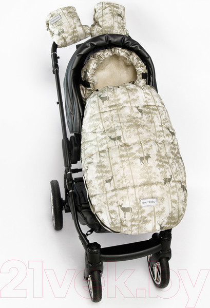 Изображение товара Конверт детский Amarobaby Snowy Baby Олени / AMARO-6101-OL (бежевый)