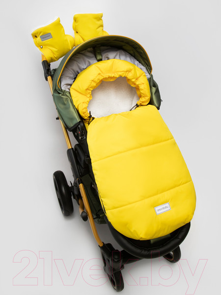 Изображение товара Конверт детский Amarobaby Snowy Travel / AMARO-6102-STZ (желтый)
