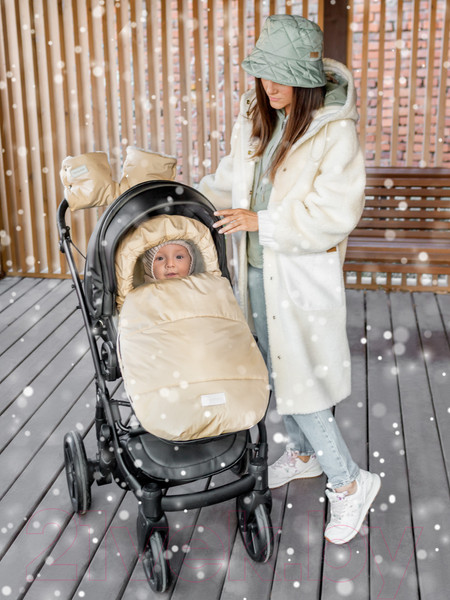 Изображение товара Конверт детский Amarobaby Snowy Travel / AMARO-6102-STP (песочный)
