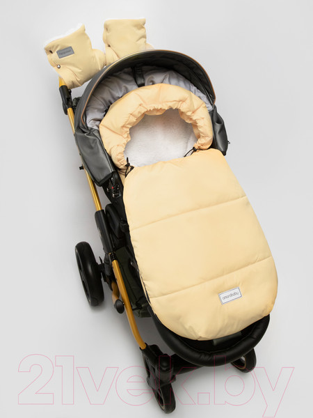 Изображение товара Конверт детский Amarobaby Snowy Travel / AMARO-6102-STP (песочный)