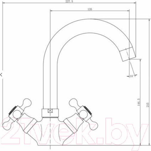 Изображение товара Смеситель Fashun A1319