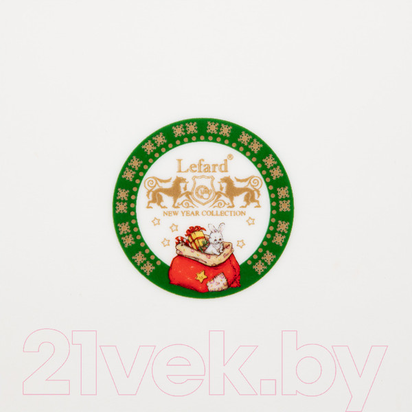 Изображение товара Менажница Lefard Дед Мороз / 85-1750 (зеленый)