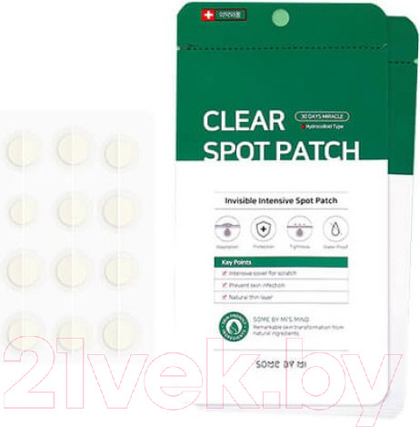 Изображение товара Маска-патч для лица Some By Mi 30days Clear Spot Patch Точечные (18шт)