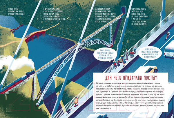 Изображение товара Энциклопедия Издательство Самокат Как устроен мост? (Беляев Р.)