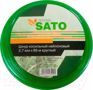Изображение товара Леска для триммера Sato Techno 1LB 2.7мм x 69м (круг)