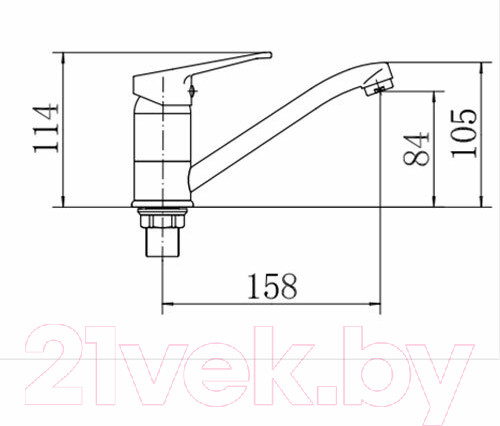 Изображение товара Смеситель Fashun A4513-2