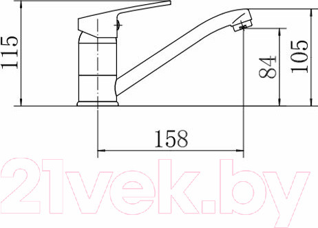 Изображение товара Смеситель Fashun A4516