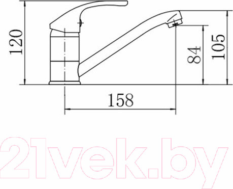 Изображение товара Смеситель Fashun A4536